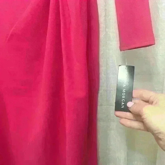 NWT Sz 10 Donna Morgan Mini Dress in pink Item#4W - Picture 6 of 8